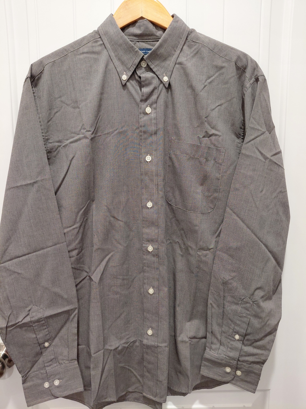 Saddlebred Charcoal Button-Down Casual Shirt